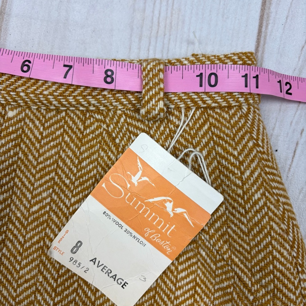 Deadstock Vtg Summit of Boston Continental Walker Wool Skirt - Picture 15 of 15